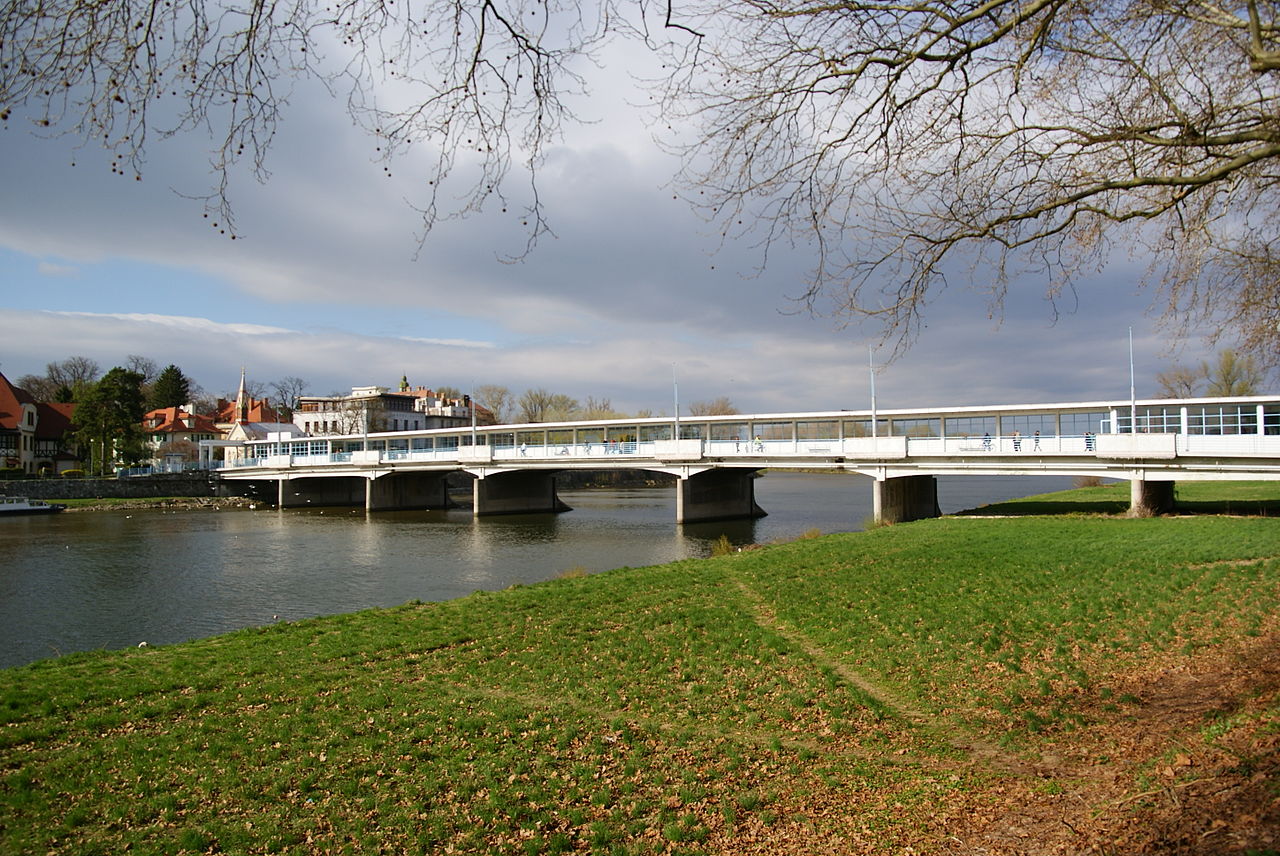 Colonnade Bridge in Piestany.