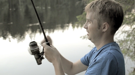 Still from and link to 'Anglers Time '.