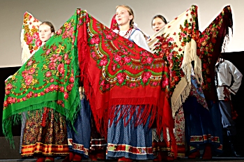 Young Russian dancers perform at UNICA 2015.
