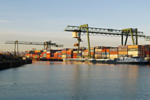 Dortmund harbour.