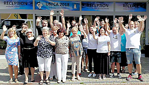 The Culture Centre Team for UNICA 2018 in Blansko'.