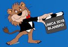 The UNICA 2018 logo showing a cartoon lion.