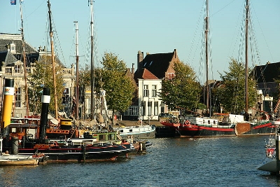Enkhuizen harbour.