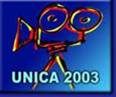 Logo for UNICA 2003.
